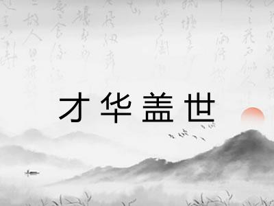 才华盖世