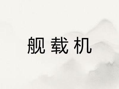 舰载机