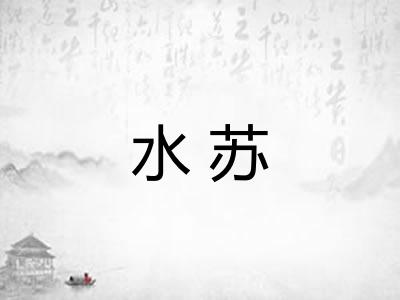 水苏
