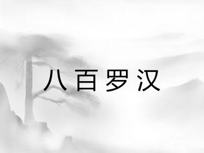 八百罗汉
