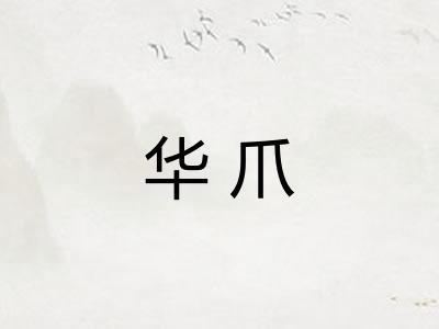 华爪