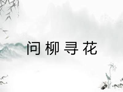 问柳寻花