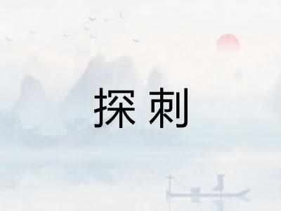 探刺