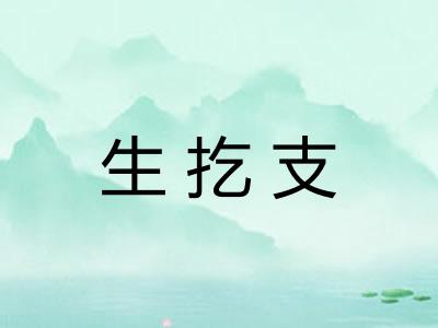 生扢支