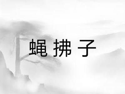 蝇拂子 蝇拂子