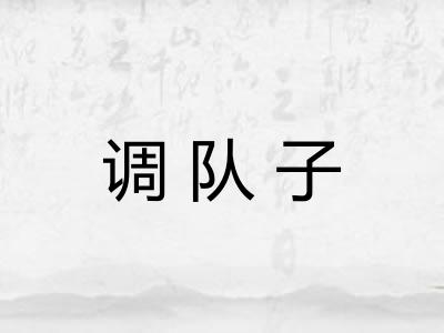调队子