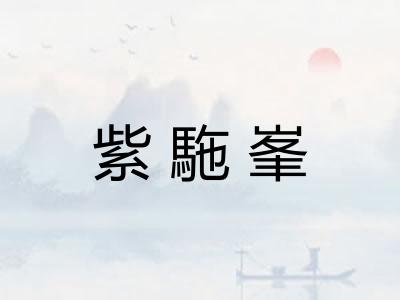紫駞峯
