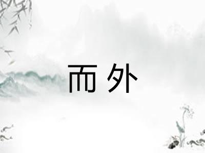 而外