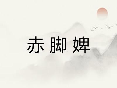 赤脚婢