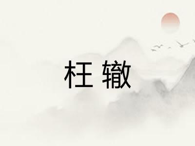 枉辙