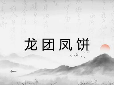 龙团凤饼 龙团凤饼