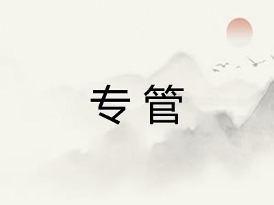 专管