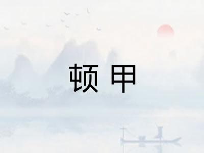 顿甲