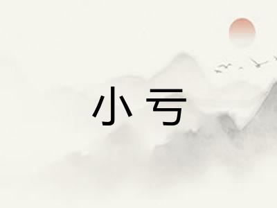 小亏