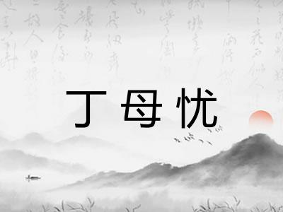 丁母忧