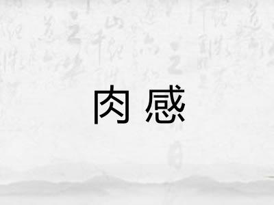 肉感