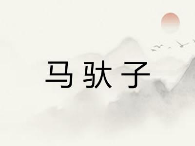 马驮子 马驮子