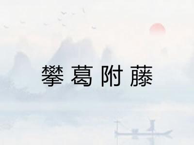 攀葛附藤