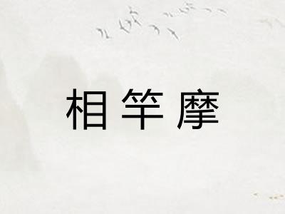 相竿摩