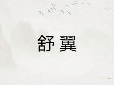 舒翼