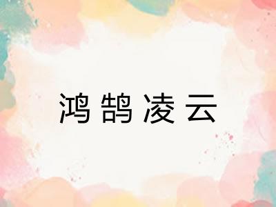 鸿鹄凌云