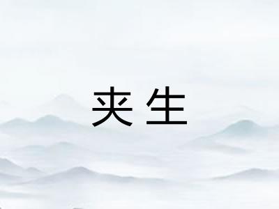 夹生
