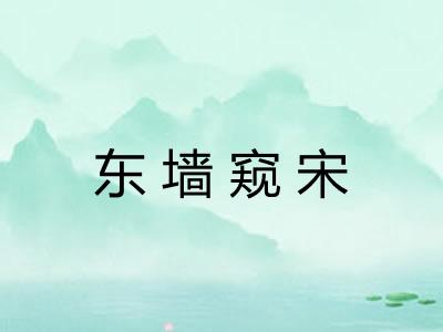 东墙窥宋
