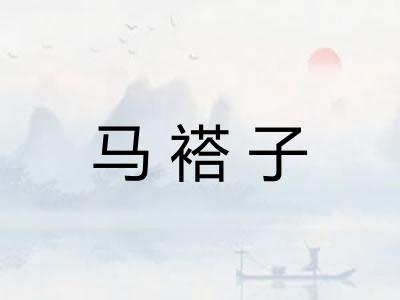 马褡子 马褡子
