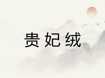 贵妃绒