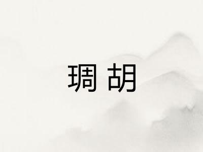 琱胡 琱胡