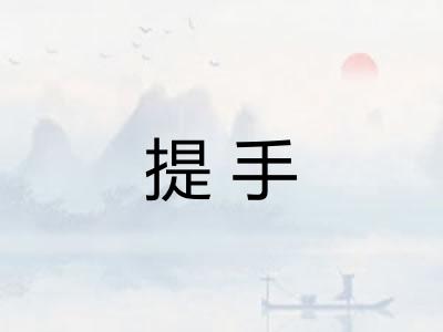 提手