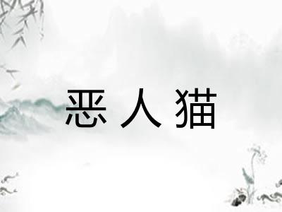 恶人猫