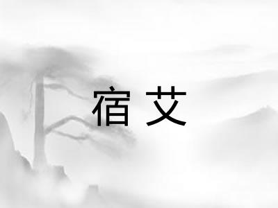 宿艾 宿艾