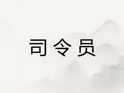 司令员