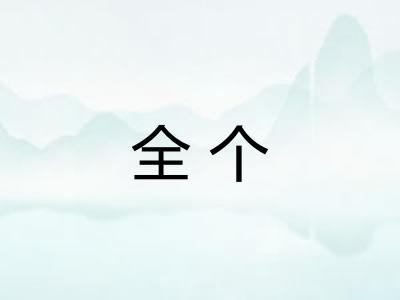 全个