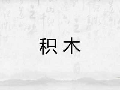 积木 积木