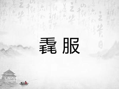 毳服