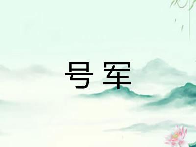 号军
