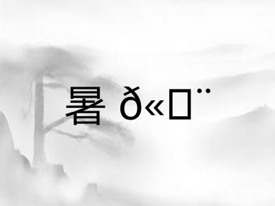 暑𫄨
