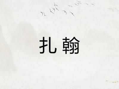 扎翰