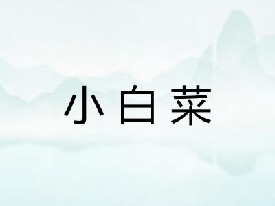 小白菜
