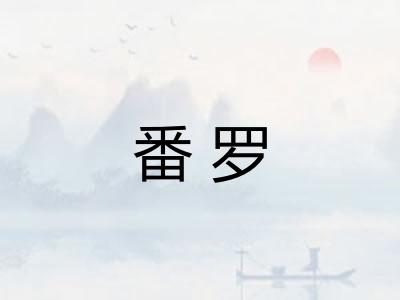 番罗 番罗