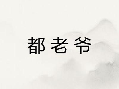 都老爷