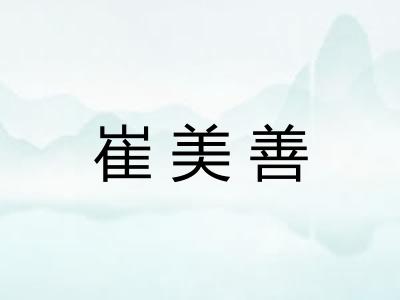 崔美善