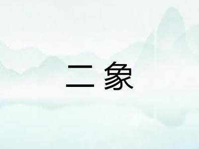 二象