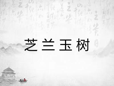 芝兰玉树