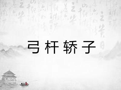 弓杆轿子