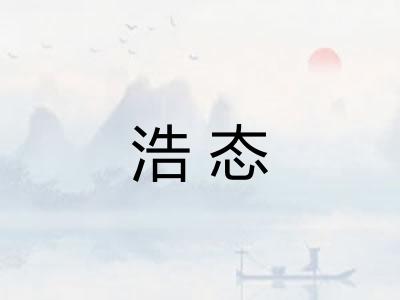 浩态