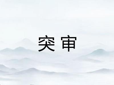 突审