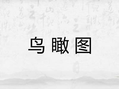 鸟瞰图